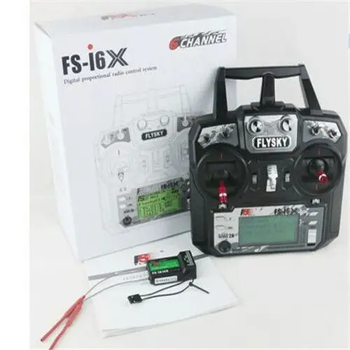 Flysky FS-i6X 2.4GHz 10CH AFHDS 2A RC Transmitter With X6B i-BUS Receiver