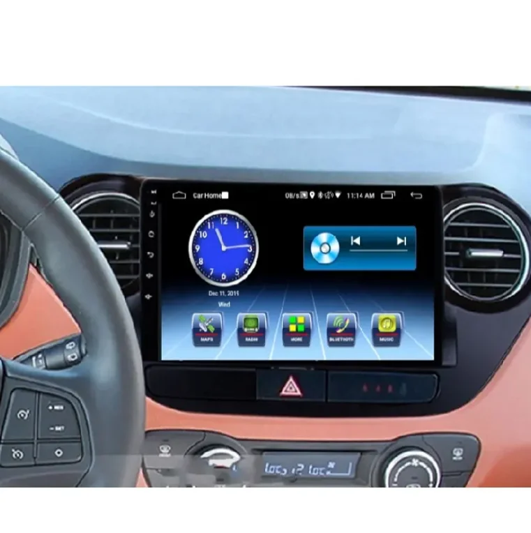 9 Inch Car Navigation Panel 2018 I20 LHD Car Parts Interior Panels Gauge Mounting Frame