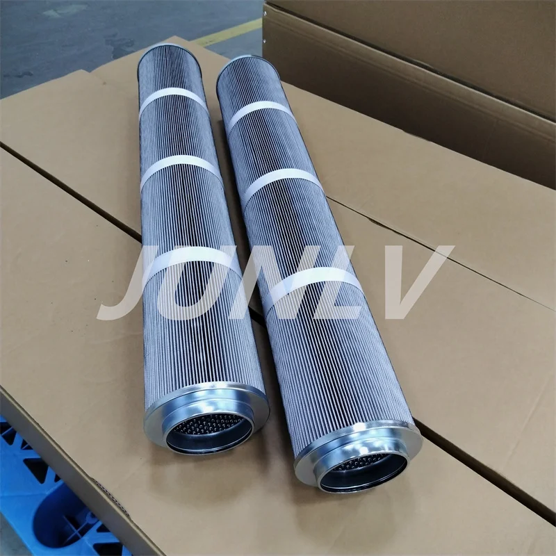 JUNLV High Quality Filter element Made of Stainless Steel Woven Mesh OEM 40 Micron Hydraulic Oil Filter Element