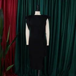 Knee Length Elegant Official Work Female Fashion Formal Ladies Office Wears Career Women Dresses