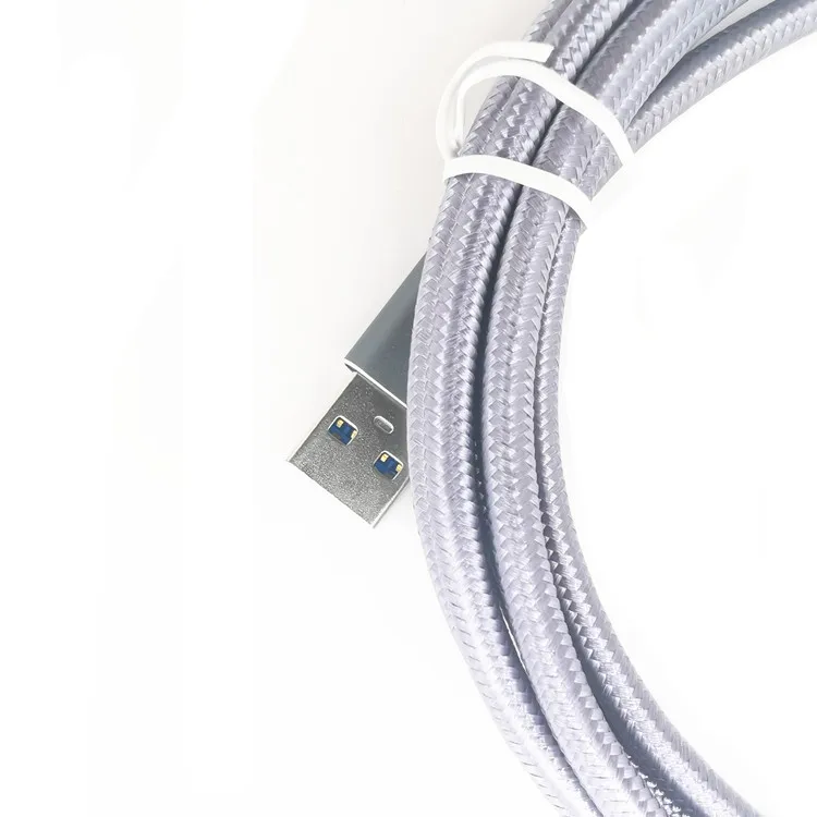 Dropshipping 1m/3m /5m usb type c 3.0 fast charging data transfer usb mobile phone laptop electronics charger cable