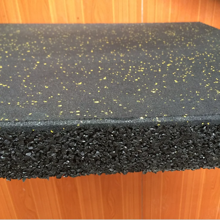 
Rubber Floor Tiles Gym Rubber Floor Mat With EPDM Fleck 