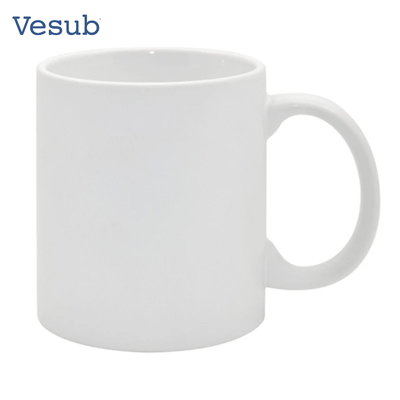 Wholesale Promotional 11oz Ceramic White Blank Mug Sublimation Mug  for Heat Press Printing