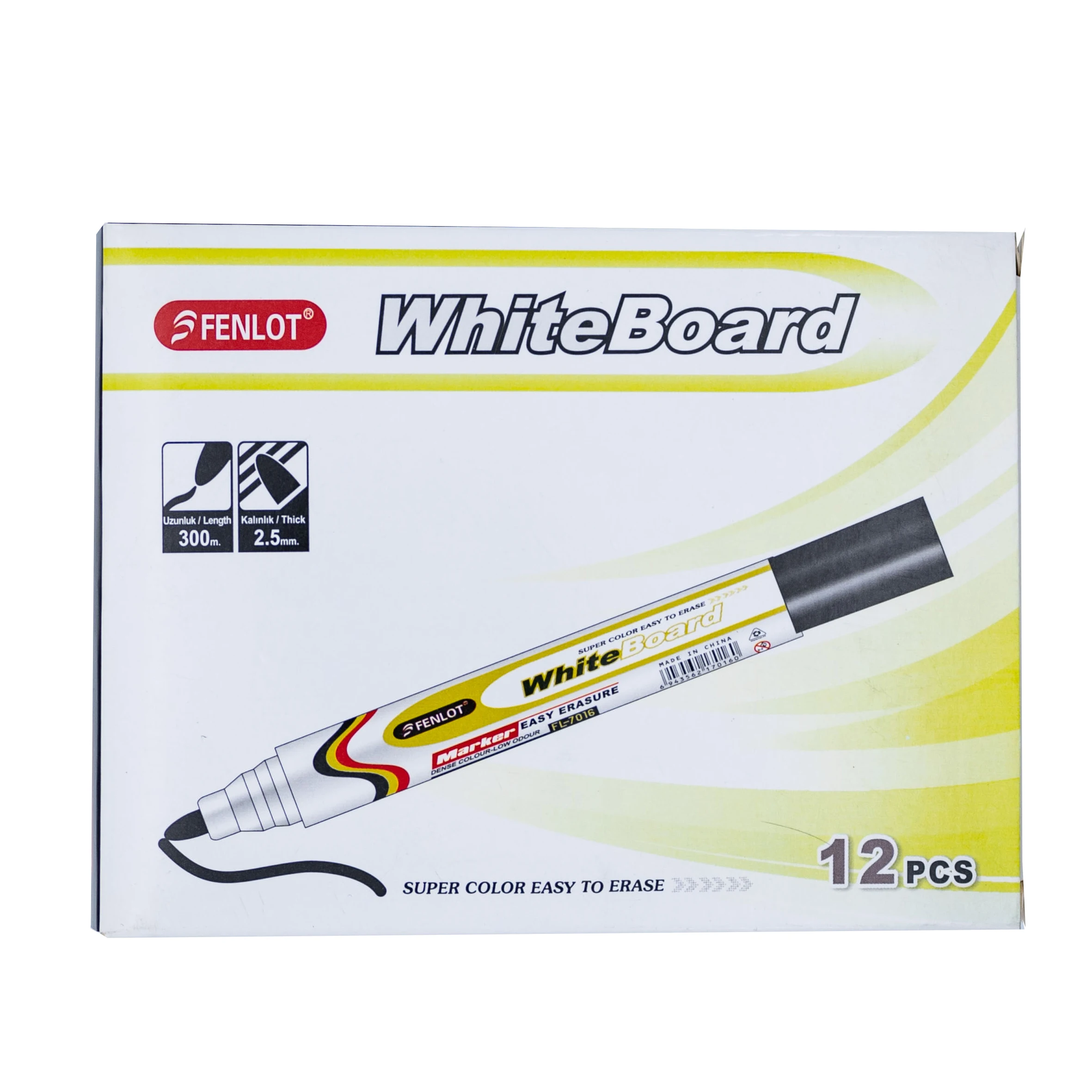 Best Selling 3 Colors with erase Dry Erasable Marker Pen Custom Logo Whiteboard Pen for School/Office