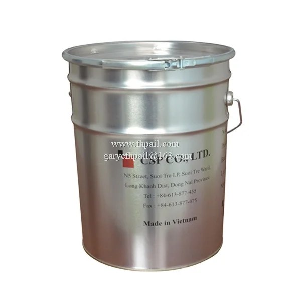 Оптовая продажа, металлические ведра с крышками 5 галлонов