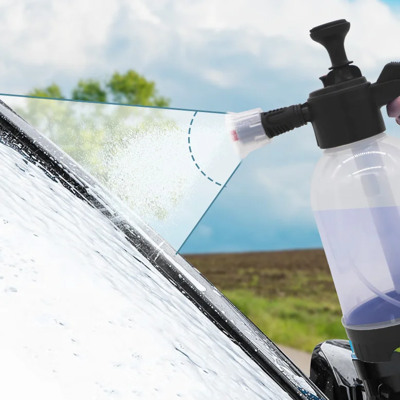 2 liter garden handheld plastic foam pressure sprayer for plants kettle car washing