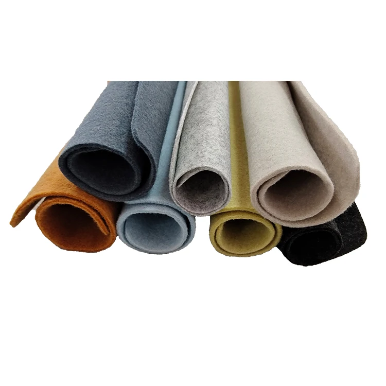 Manufacturer Recycled Pet Non-woven Felt Fabric made in Vietnam Fleece Fabric type hot selling kubu felt