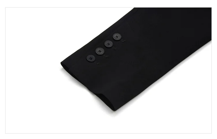 2019 autumn new product Women Suit Open Pure Black Suit coats business suits