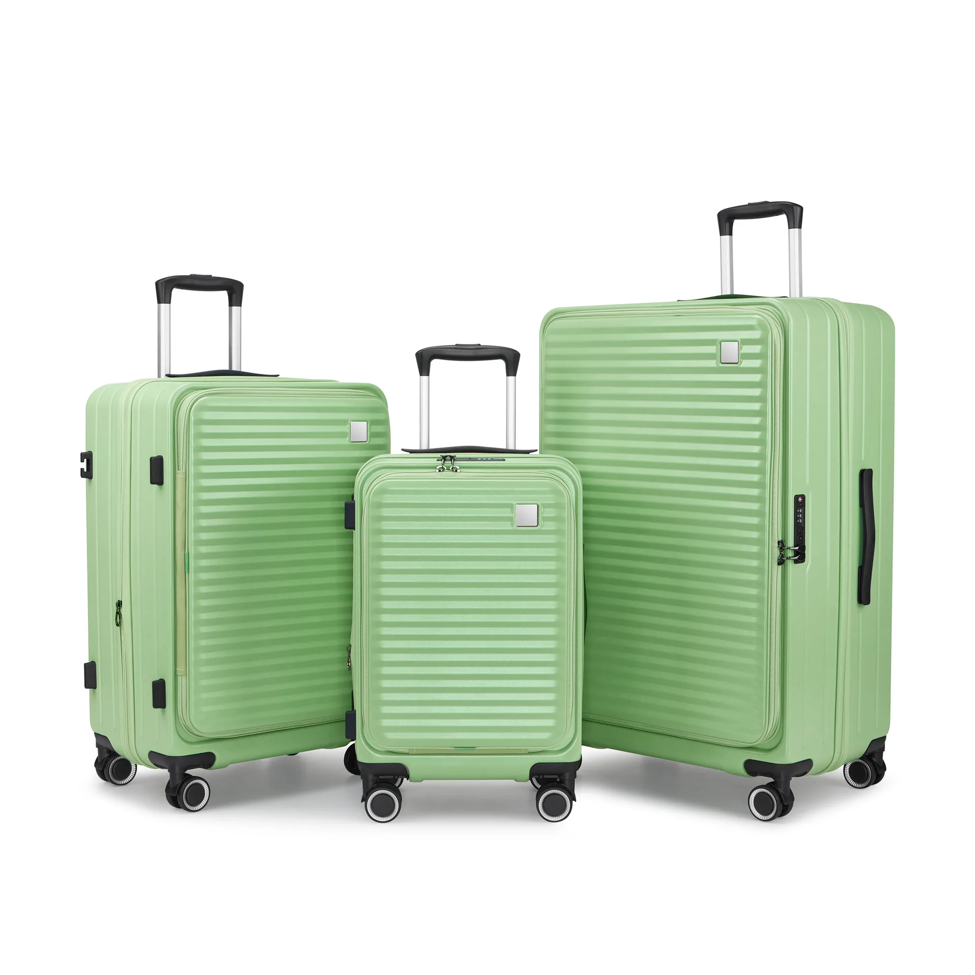 Multi functional 20 24 28 inch front opening side opening luggage compartment trolley box, student,superior female boarding case