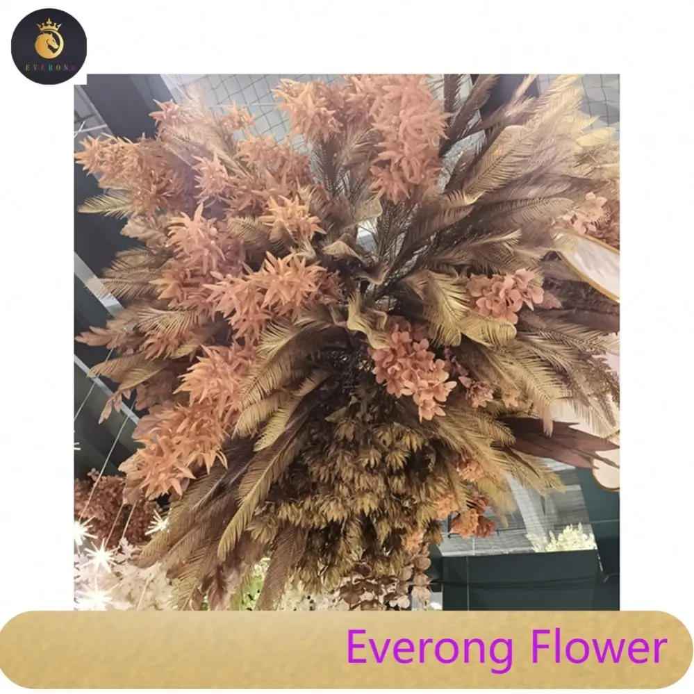 Plastic Artificial Plant Home Decor Flowers Artificial Leaves Cycas Leaf