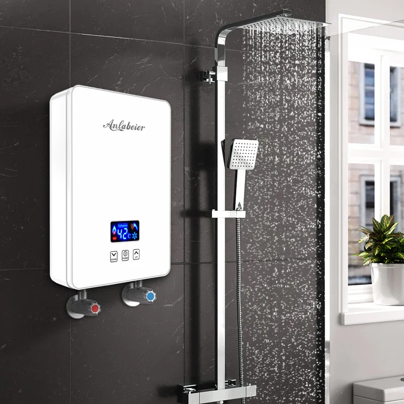 high efficiency Oem producer small bath kitchen hot shower tankless instant water heater with sensor