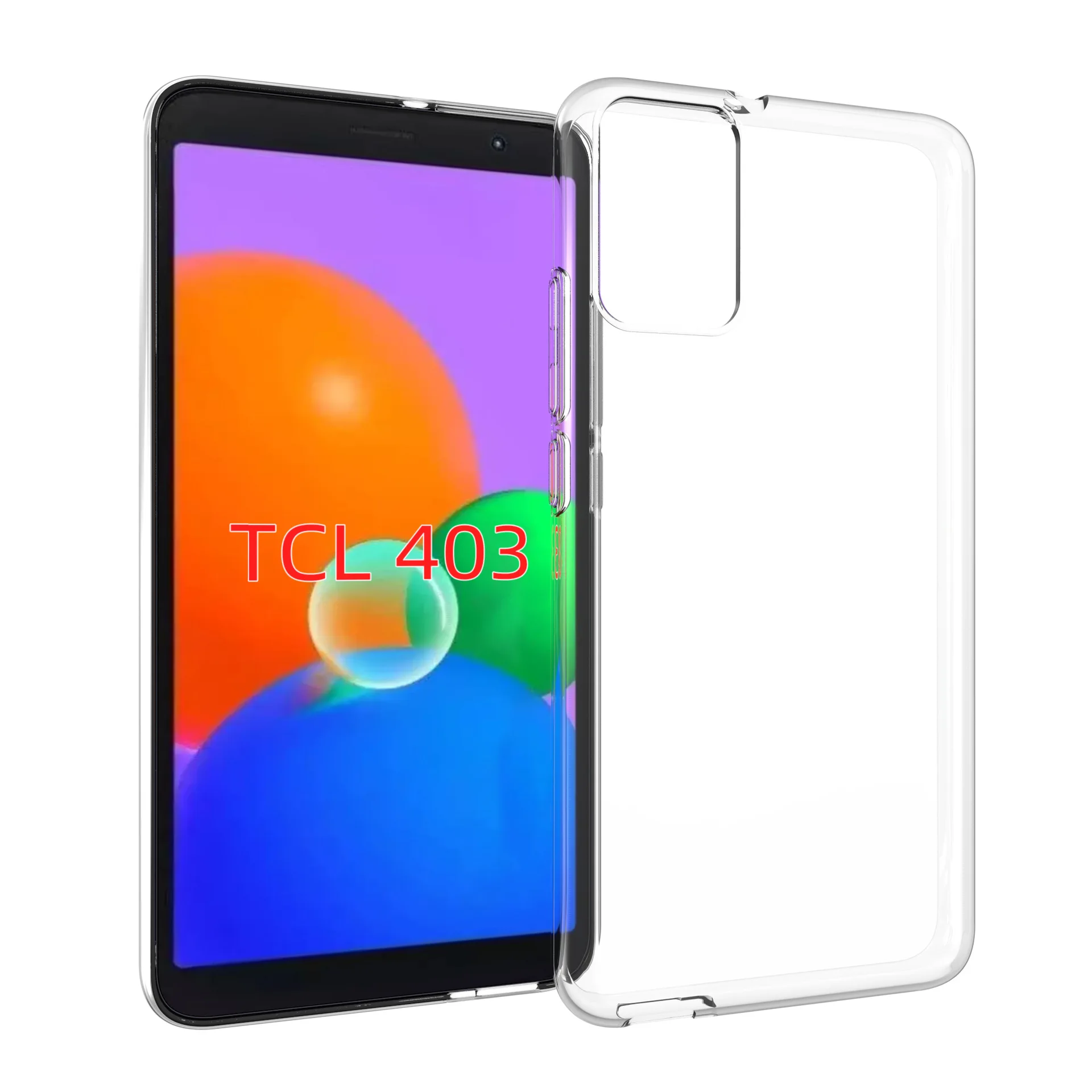 Ultra Thin Soft TPU Transparent Mobile Phone Case  For TCL 403