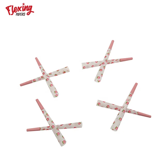 
Customized flavoured natural pre rolled king size paper cones for hemp papers smoking 