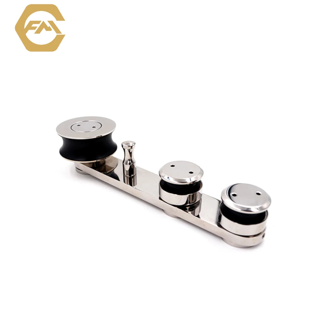 FAM-0051 нержавеющая сталь 304 выполненные раздвижная душевая комната стекла для раздвижных дверей фурнитура