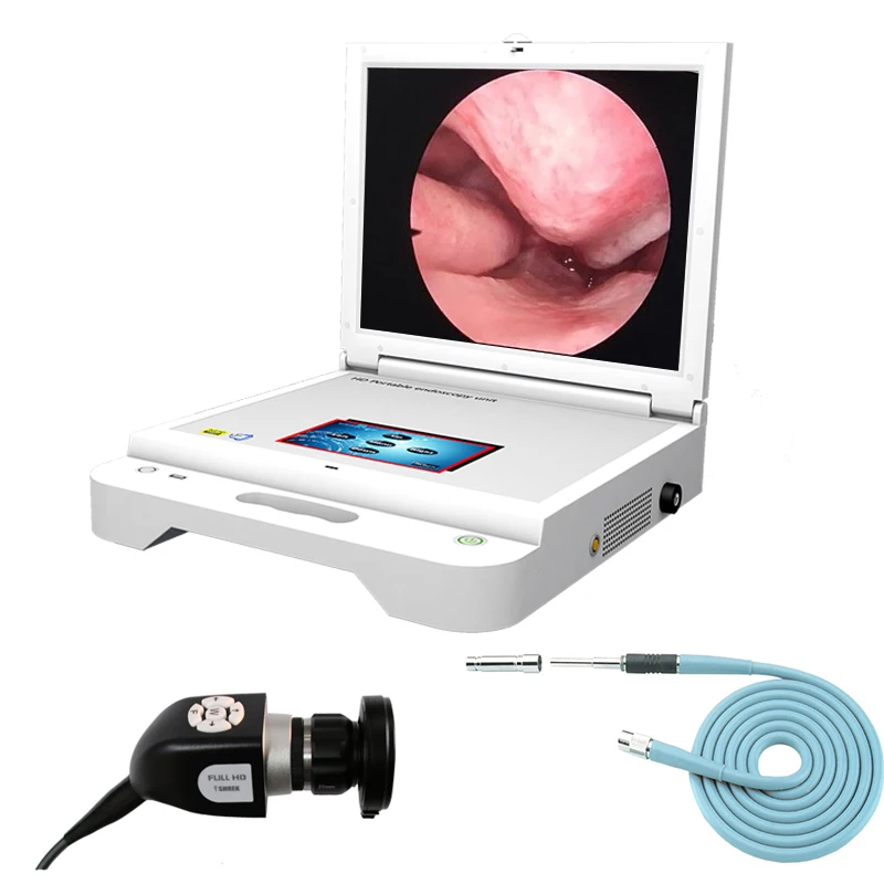 otology portable diagnostic ent endoscope camera with medical instrument