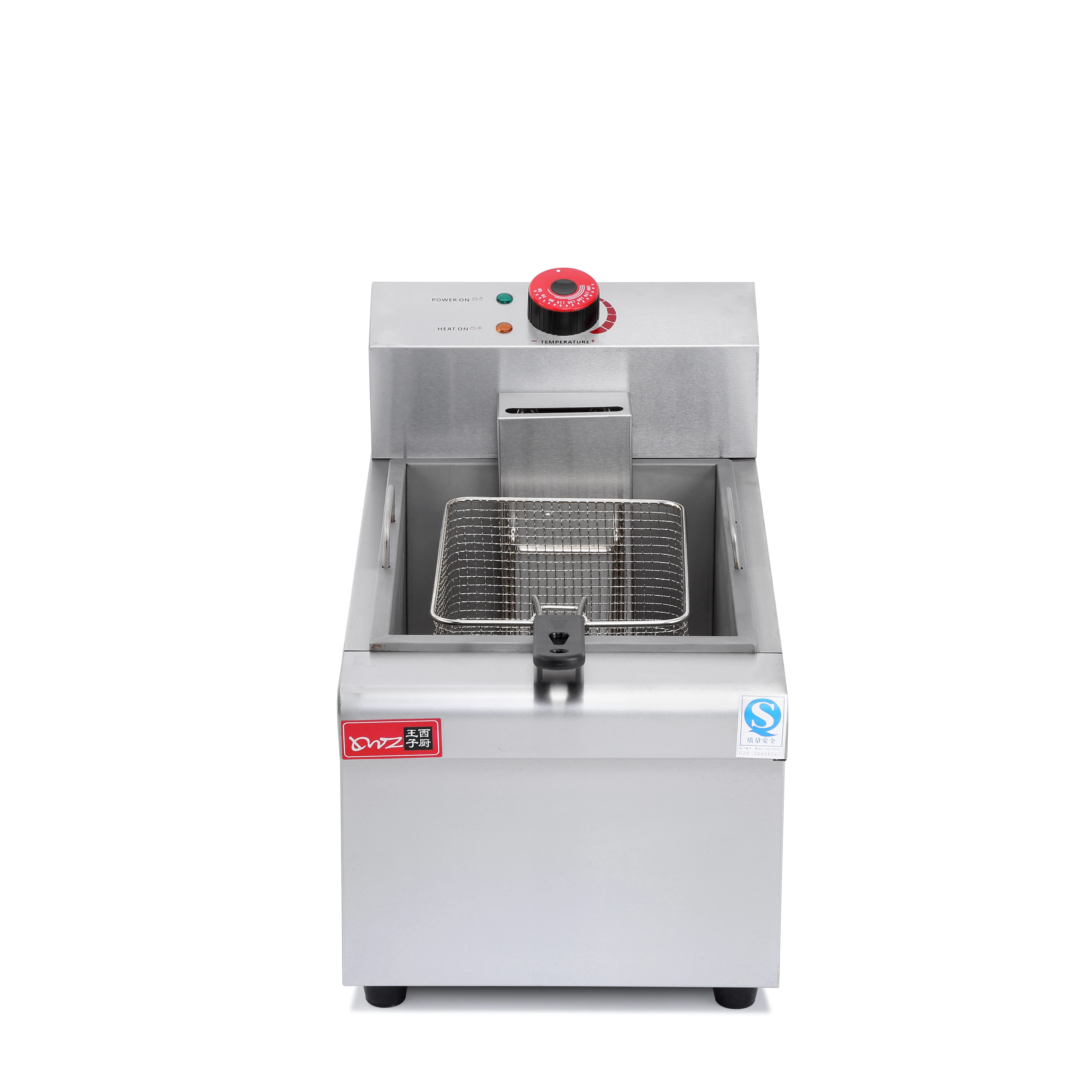 Commercia Electric Fryer Machine Stainless Steel Body Potato Deep Fryer for Fried Chicken Hot Sale