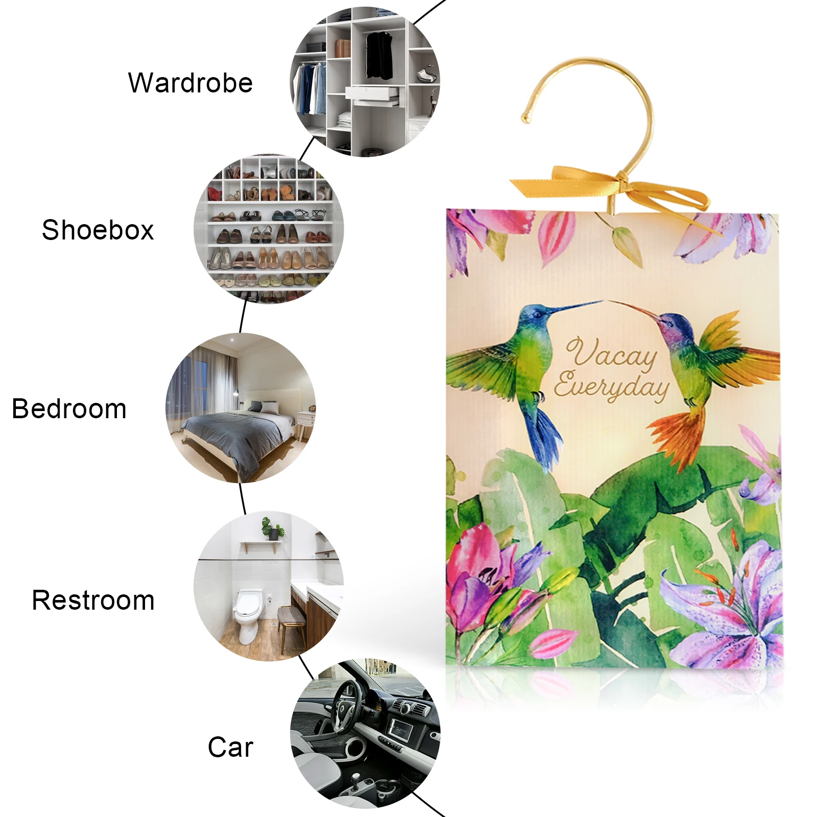 2024Hotsale Amazon Wholesale Hanging Potpourri Scented Sachet Bags Wardrobe Drawer Fragrances Sachet