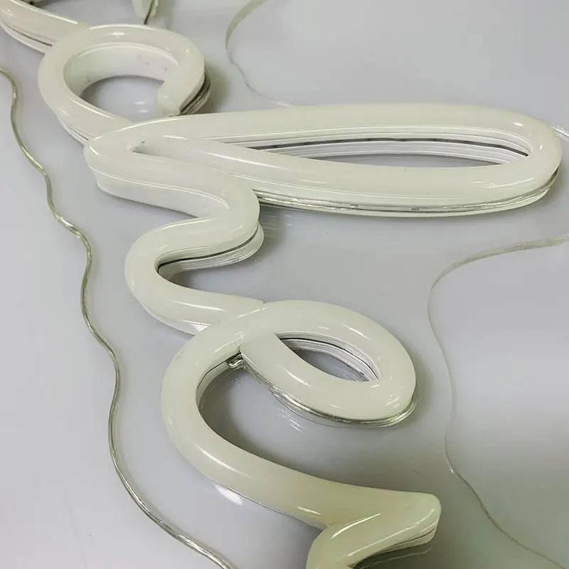 Бесплатный дизайн модные светодиодные буквы Пользовательский логотип акриловая задняя панель Гибкая реклама неоновая световая вывеска любовь поставщик