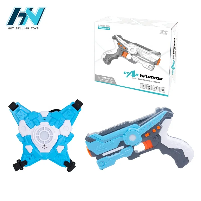 Kids intelligent shocking laser game toy boys electronic infrared sniper laser toy guns