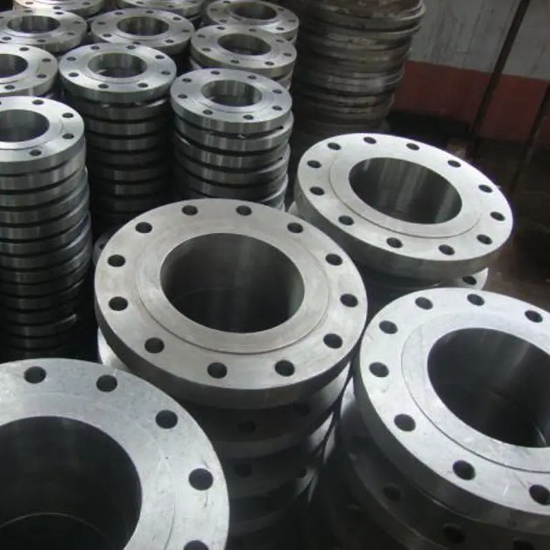 Blind Flange Flat Pipe Plate Industrial Carbon Steel Round Threaded Metal Flange Oem Aluminum Flange