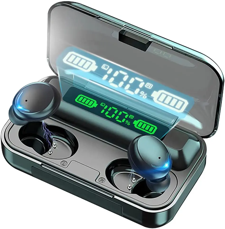 The Latest Product Fone Boat Bloototh TWS F9  Gaming Earbud Wireless Earphone F9-5 Auriculares Headset With Charging Box