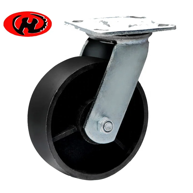 5 tons loading per wheel steel caster wheels flat tread steel roller track wheels