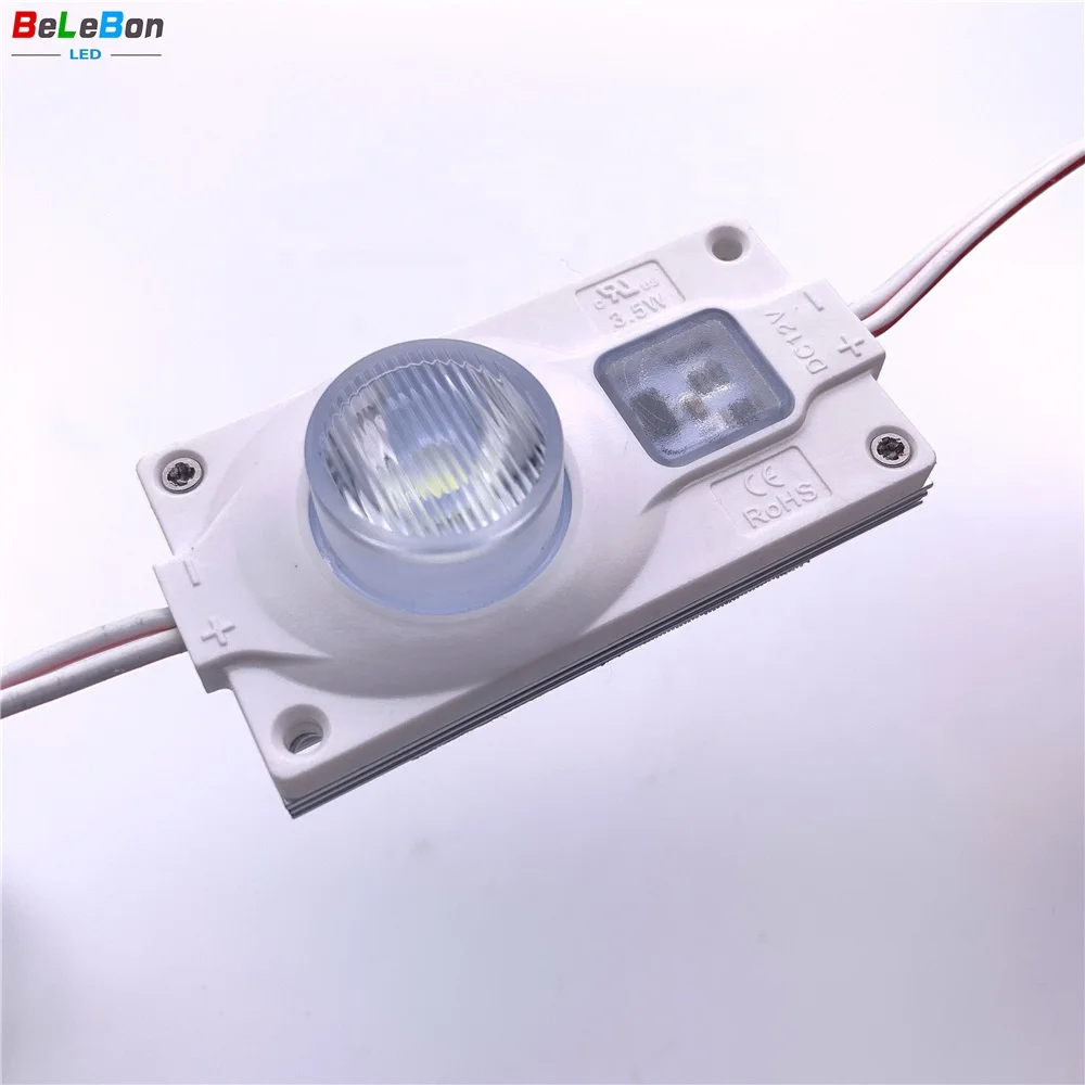 Factory price 12v dc 3W 3.5W 4W 4.5W smd 3535 IP67 injection high power edge led module for 10-20cm light box