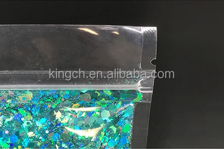 Wholesale Bulk Chunky Eco Hair Glitter Cosmetic Glitters White Glitters for Resin Christmas Decorations