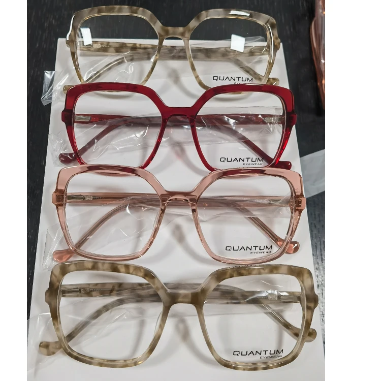 Mix assort  Random Retro Square Thickness  Optical Acetate Glasses Frames Unisex Acetate Fashion Eyewear Glasses Ready To Ship