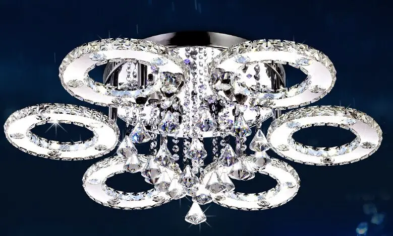 Aimi lighting wholesale cheap price Best sell Modern k9 led crystal chandelier ceiling lamp for home decoration