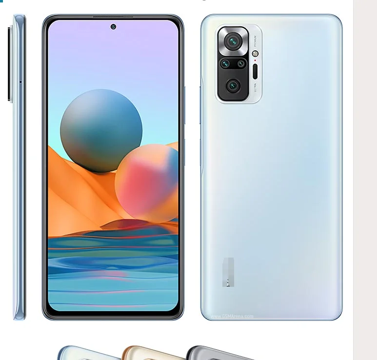 for Xiaomi Redmi Note 10 Pro Dimensity 4+128GB 6+128GB Core Cortex A78 6nm Octa celulares smartphone