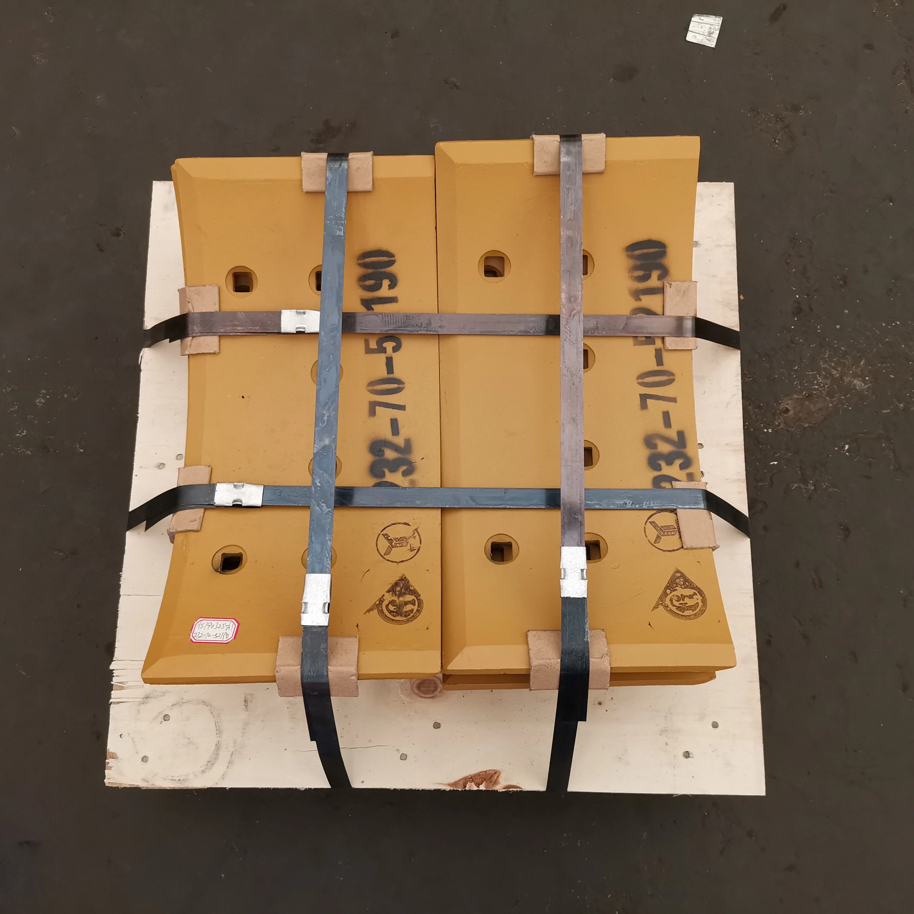 grader blade end bit 120k 120m 12h grader blades 6d1904 end bit side cutter for motor grader