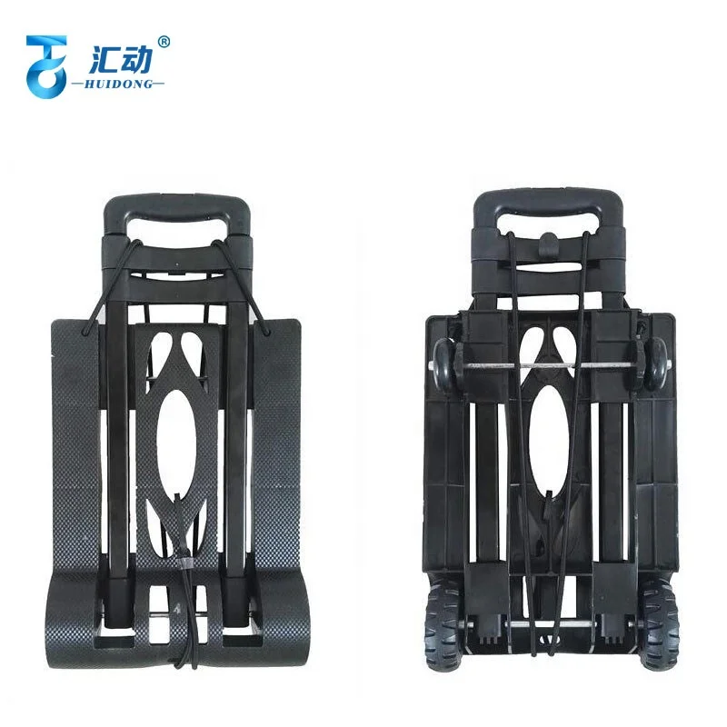 Multifunction Lightweight Portable Foldable Aluminium Alloy Luggage Trolley Cart Mini With 2 Wheels folding shopping trolley