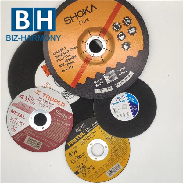 OEM Manufacturer Angle Grinder 4.5 Inch Metal Stainless Steel Grinding Cutting Disc  Cutting Grinding Wheel for Metal