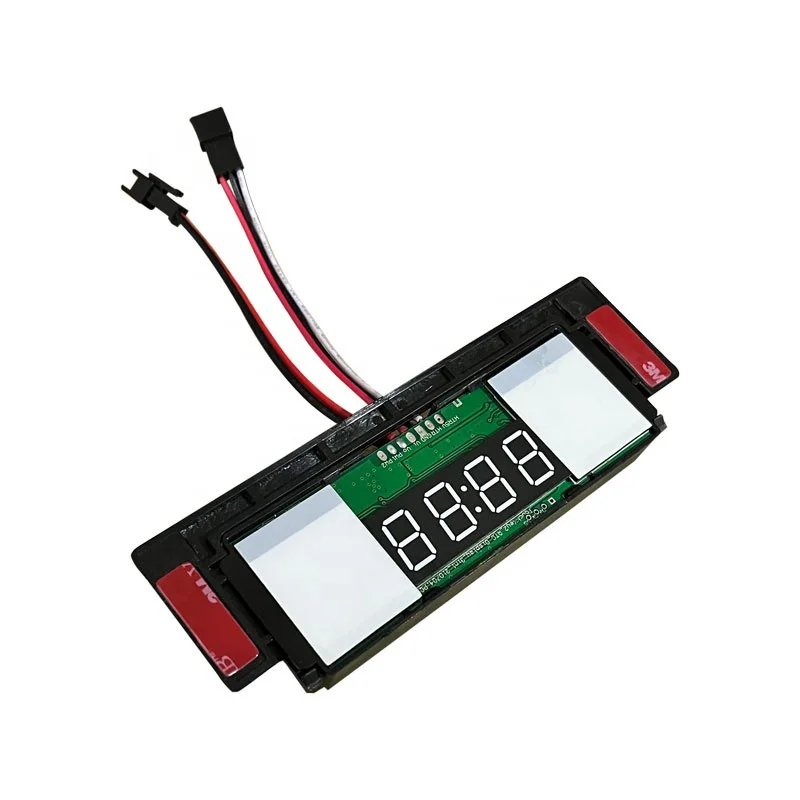 Дешевые 12V 5A 60 Вт Предотвращение запотевания со временем температуры один/три цвета Смарт плавное Затемнение ЖК-контроль ванная светодиодная зеркальная лампа сенсорный