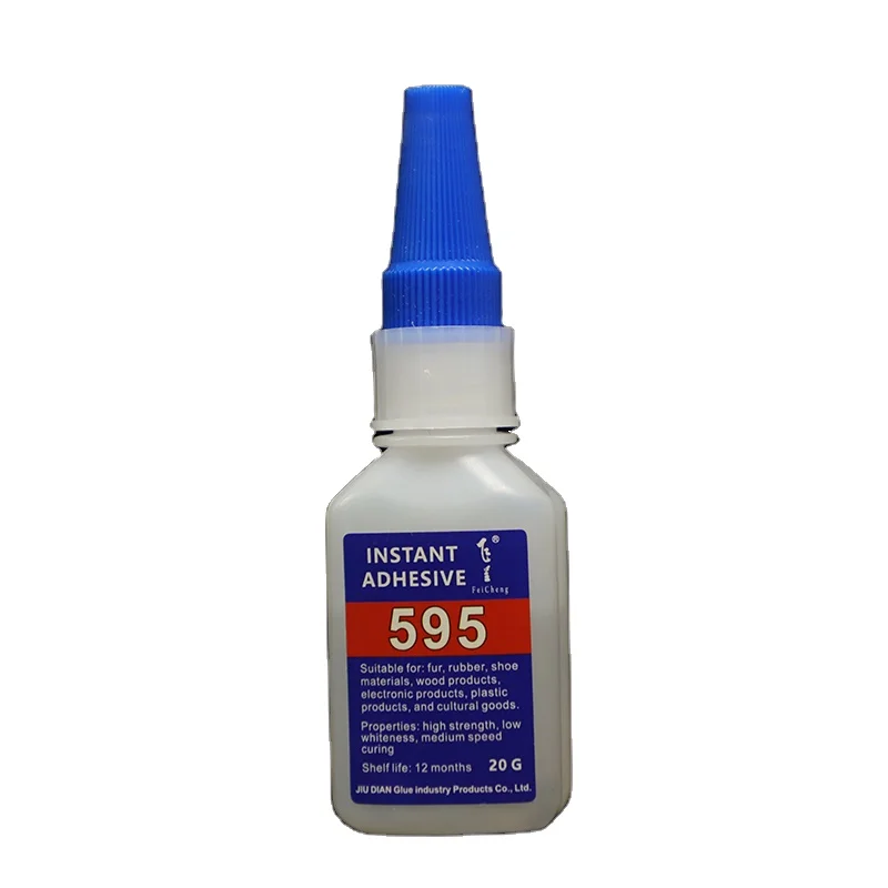 595 super glue for metal wood ceramic stone fast curing glue high strength