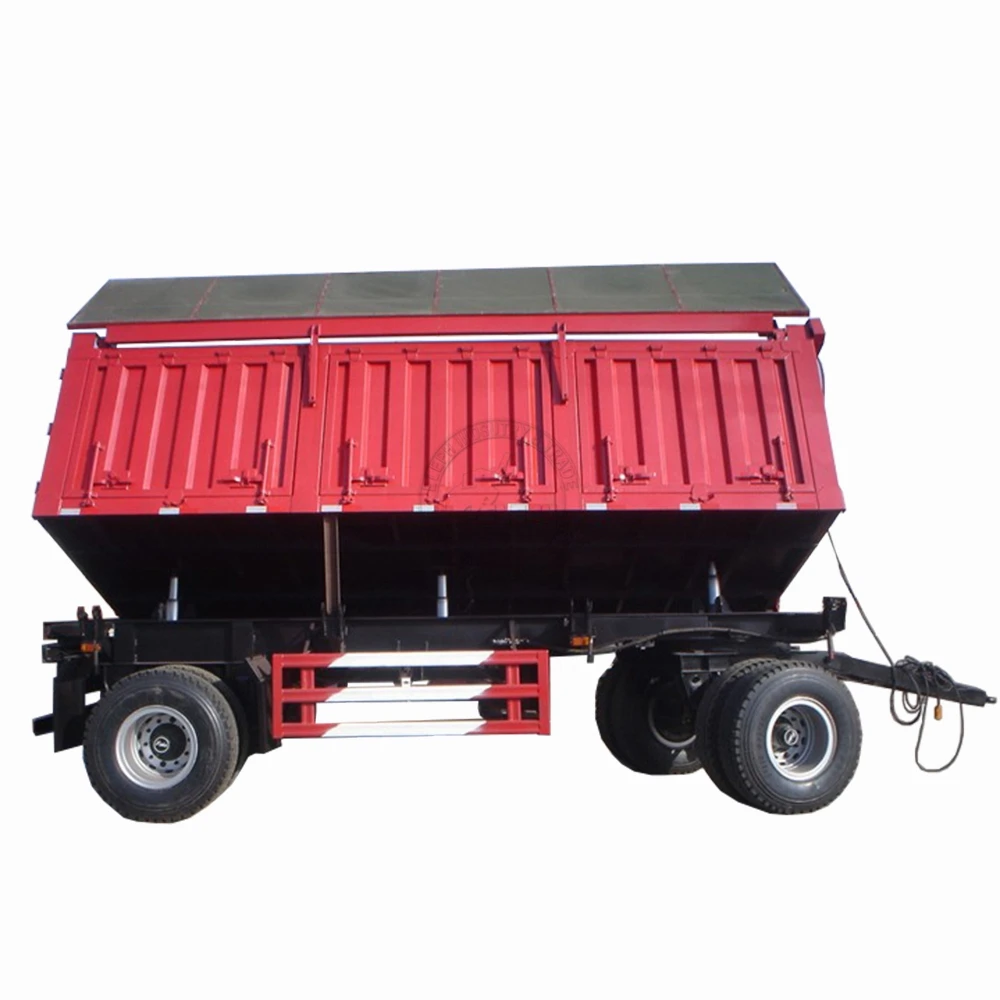3 axles Front with Hydraulic single axle farm type Cargo Box Enclosed  Full Truck Trailer hot Sale