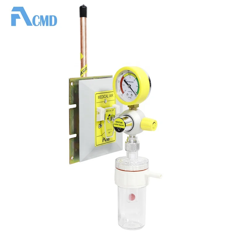 Medical Venturi Suction Regulator For Hospital Bed Head Unit