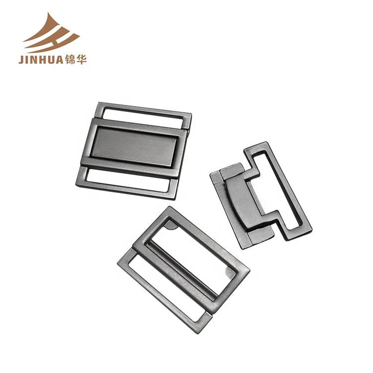 Factory sale Zinc Alloy 20mm buckle bikini Plating Front Buckle Closure Clasp For bra