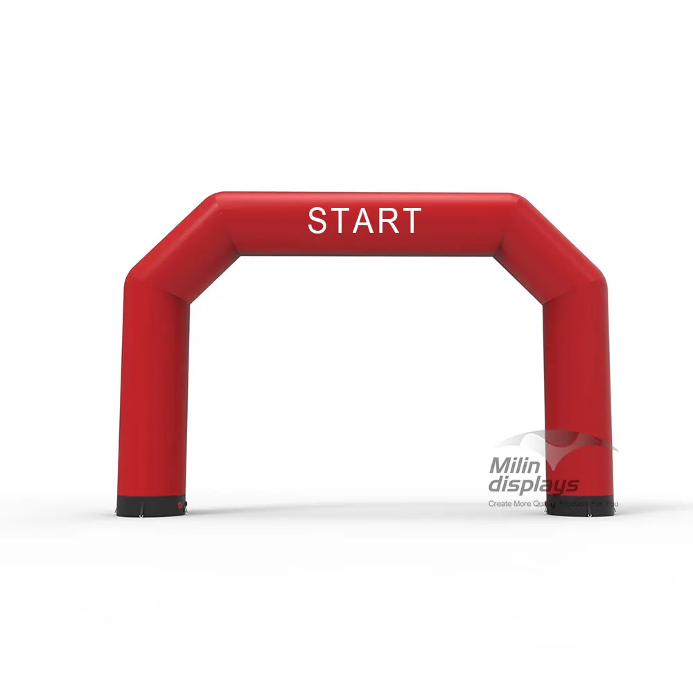 Sports event inflatable finish arch custom logo air arch for rental and sale