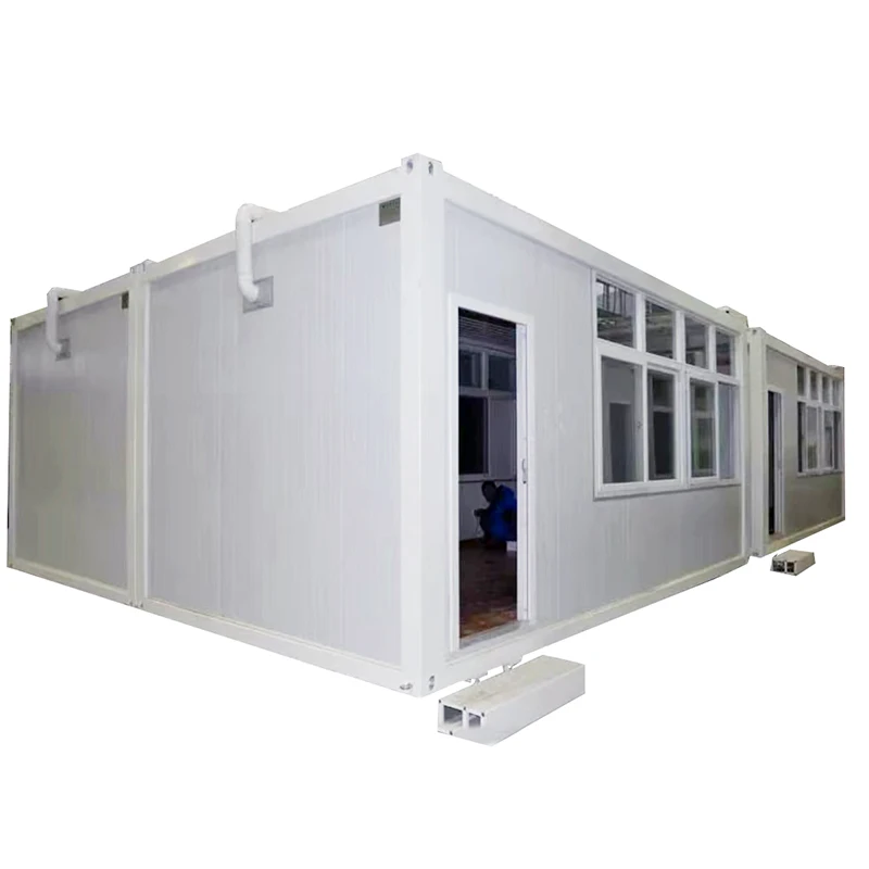 Prefab Modular Steel 40 Ft Flat Pack Shipping Container Two Bedroom Prefab Container House