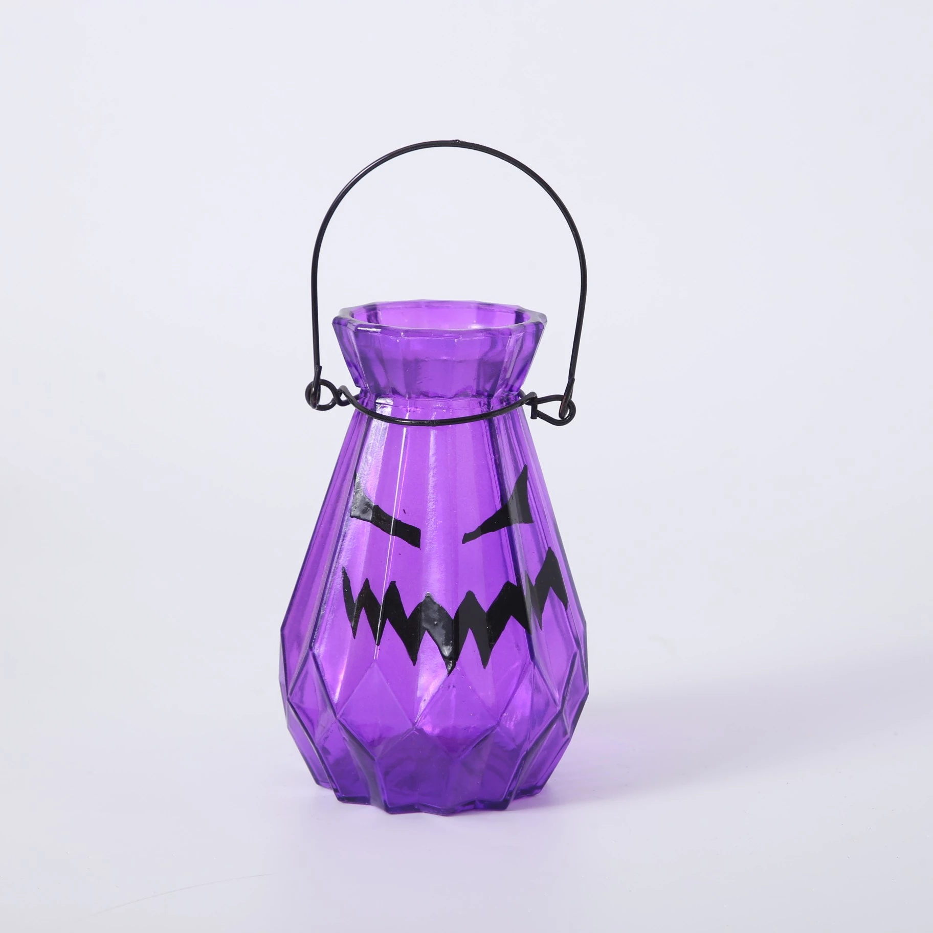 Halloween outdoor decoration haunted house props pumpkin hardware mason jar
