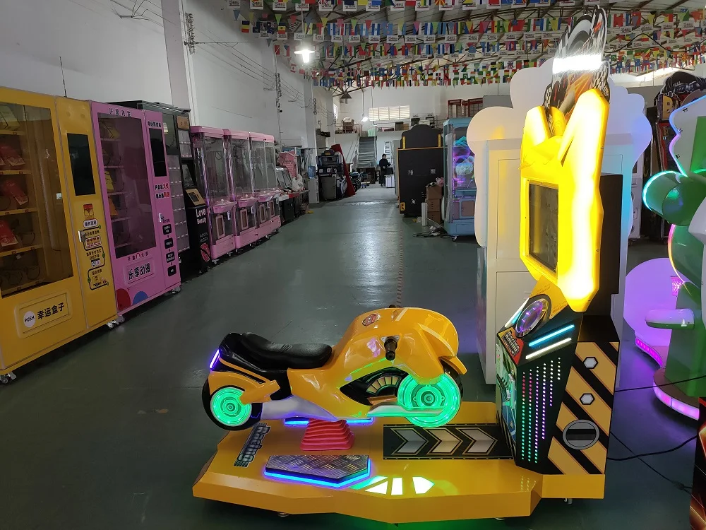 Coin Operated Super Bikes Crazy Motor Kiddie Rides Kid Children Child Arcade Game Machine For Sale