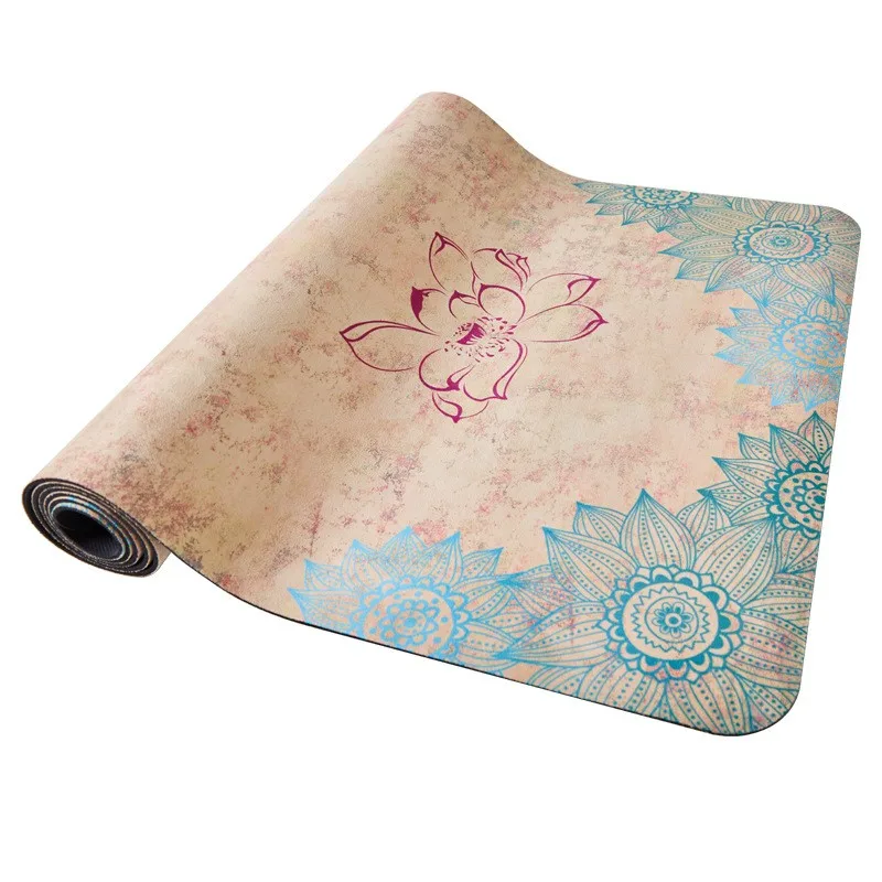 Personalized Suede Printed Eco Friendly Pilates Yoga Mat with Logo