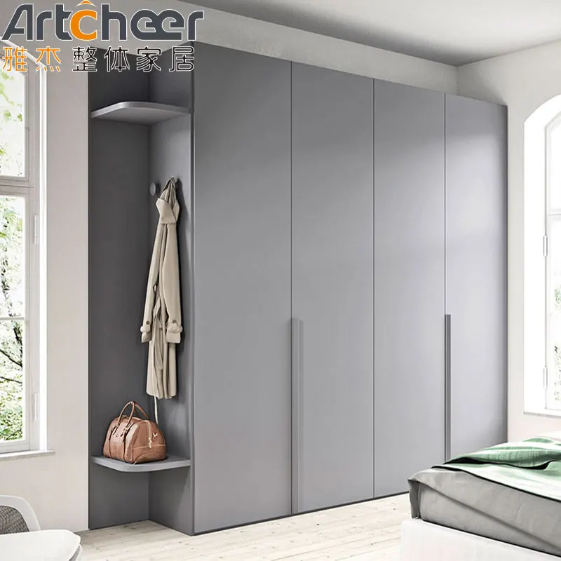 Midcentury Foshan Clothes Drawer Sliding Door Wardrobe With Manufacturer Price