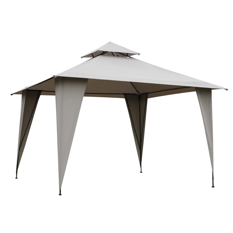 Garden Polyester PA Coating Metal Frame 3.5X3.5M Outdoor Gazebo