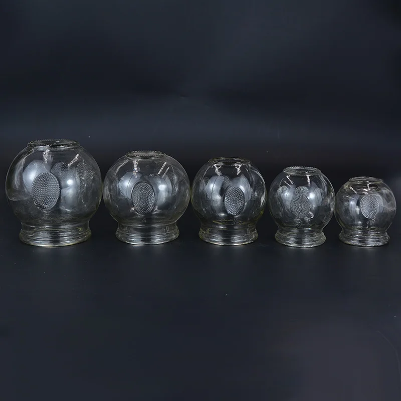 Traditional Chinese Medicine  Fire Glass Vacuum Therapy Cupping Set For Body
