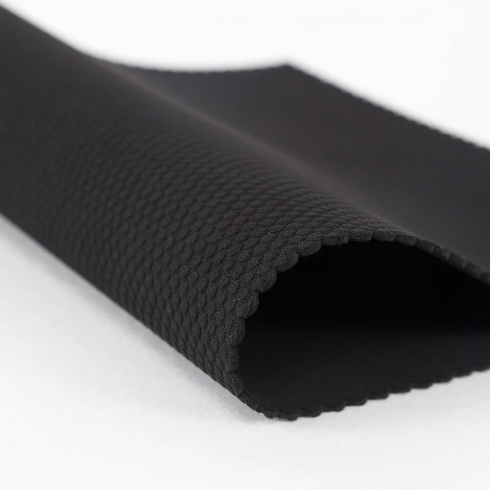 Customized Embossed Neoprene Fabric Material Textured Shark Skin Fabric Roll Neoprene Fabric for car seat