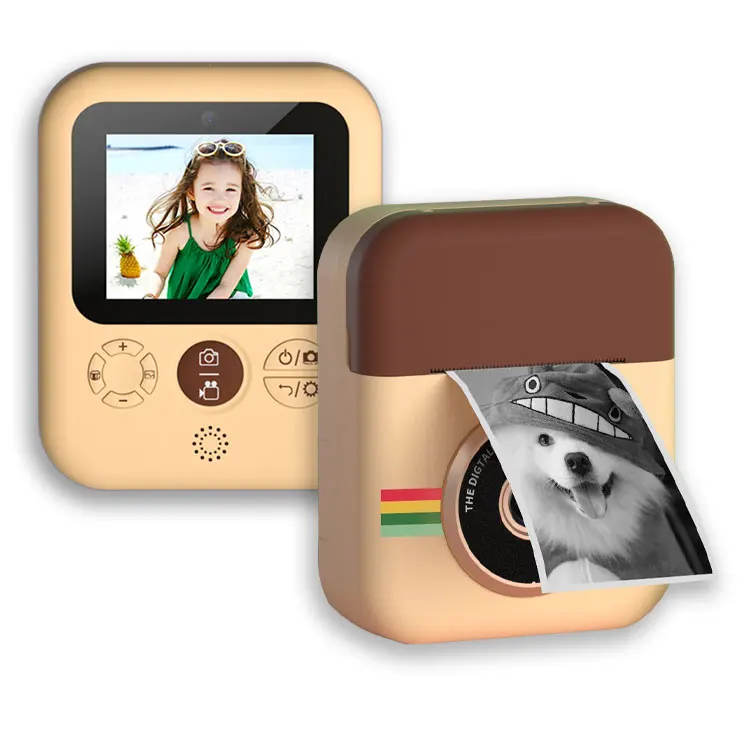 Factory price children instant camera 1080P kids photo printer 2.4inch digital camera for boy toys gift