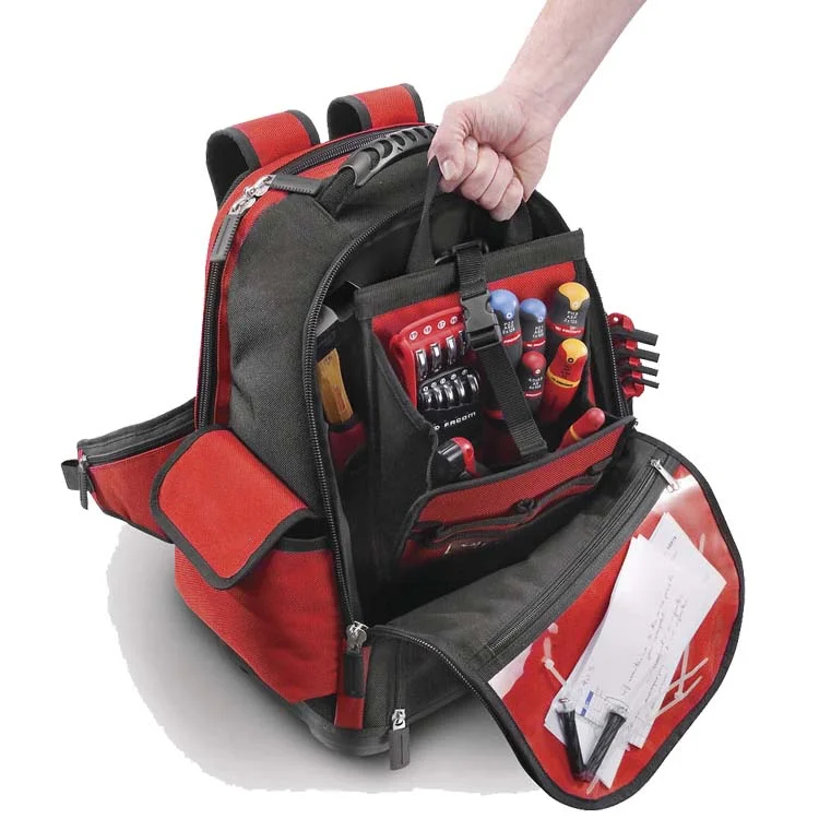 Functional Large Capacity Heavy Duty Laptop Backpack Tool Bag